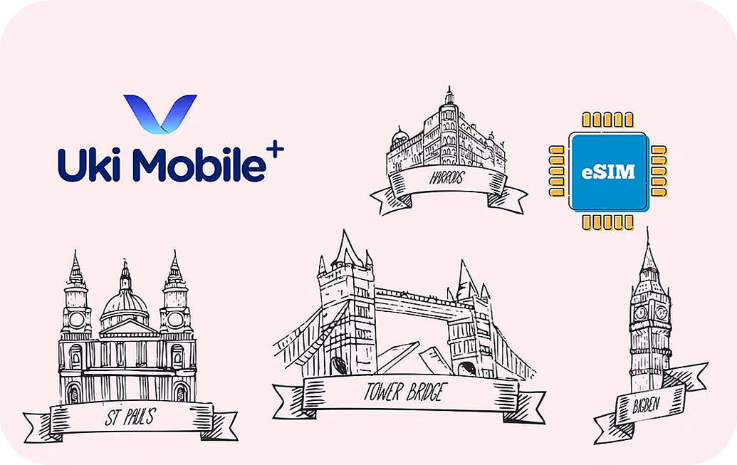 Uki Mobile+ 20 GB - 200 SMS - 200 Mins - 30 Days